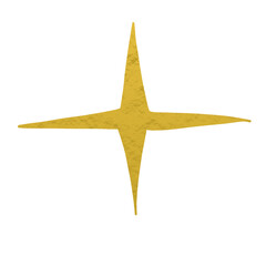 Obraz premium Gold Metallic Star