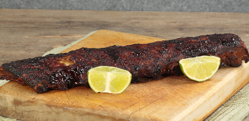 barbecued ribs