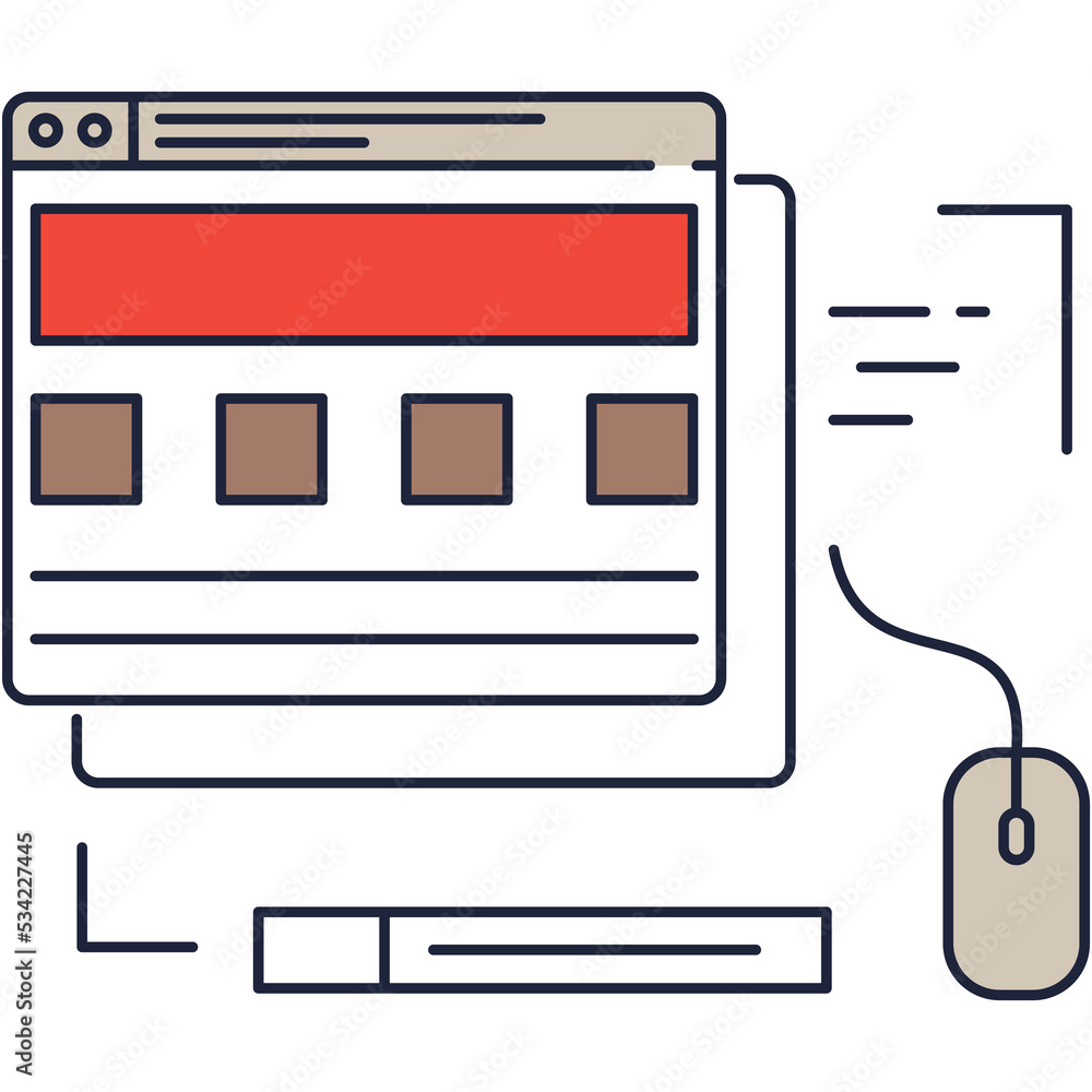 Aufkleber digital computer open online document icon vector