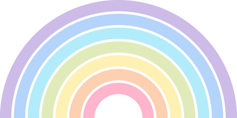Pastel Rainbow for Decoration