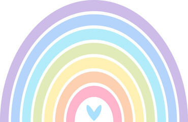 Pastel Rainbow for Decoration