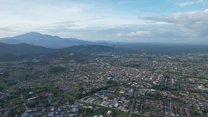 Taiping, Malaysia - September 24, 2022: The Landmark Buildings and Tourist Attractions of Taiping