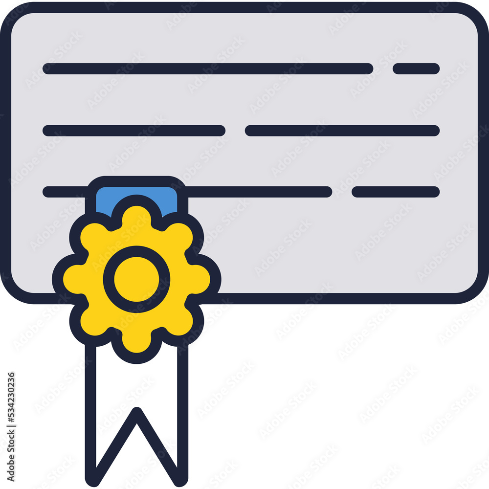 Poster Contract vector, paper document icon work form
