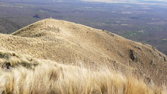 View of the Mogote bayo natural reserve in Merlo, San Luis. Argentina