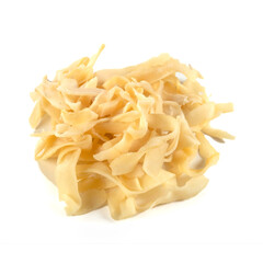 dried squid isolated on white background