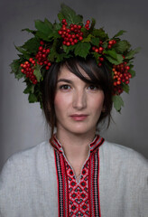Ukrainian woman - obrazy, fototapety, plakaty