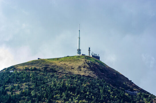antenne relais TV et observatoire au sommet du Puy de Dôme