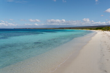 Dominican Republic. Bahia de Las Aguilas beach.