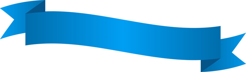 Obraz premium Blue Ribbon Banner
