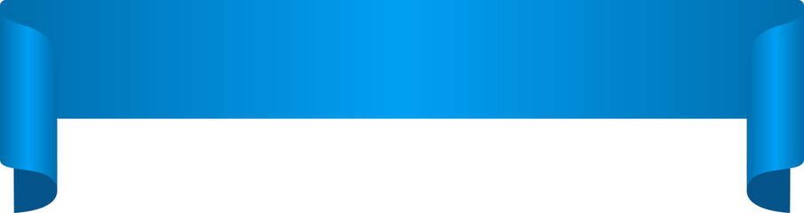 Obraz premium Blue Ribbon Banner