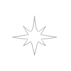 Silver Metallic Sparkle Outlined