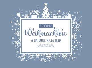 Weihnachtsgrüße mit deutschem Text