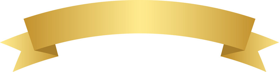Gold Ribbon Banner