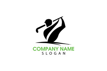 Golf Sport Logo Design Template, fitness and sports logo.