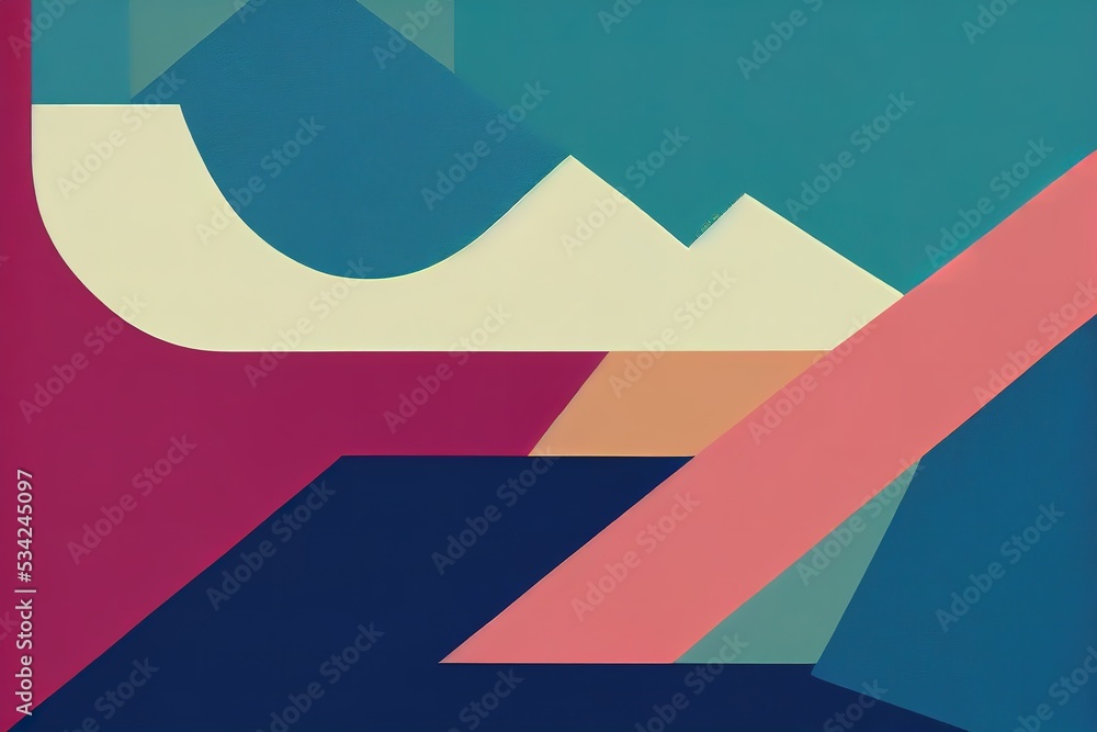 Poster abstract background for design. vector. 3d rendering, raster illustration.