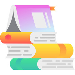 Stack icon vector paper book and document