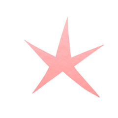 Obraz premium Pink Metallic Star