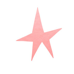 Pink Metallic Star