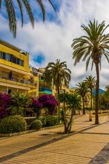 Fototapeta premium Scenic view of Sitges, Catalonia, Spain
