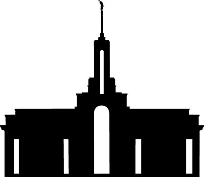 Timpanogos Temple Silhouette