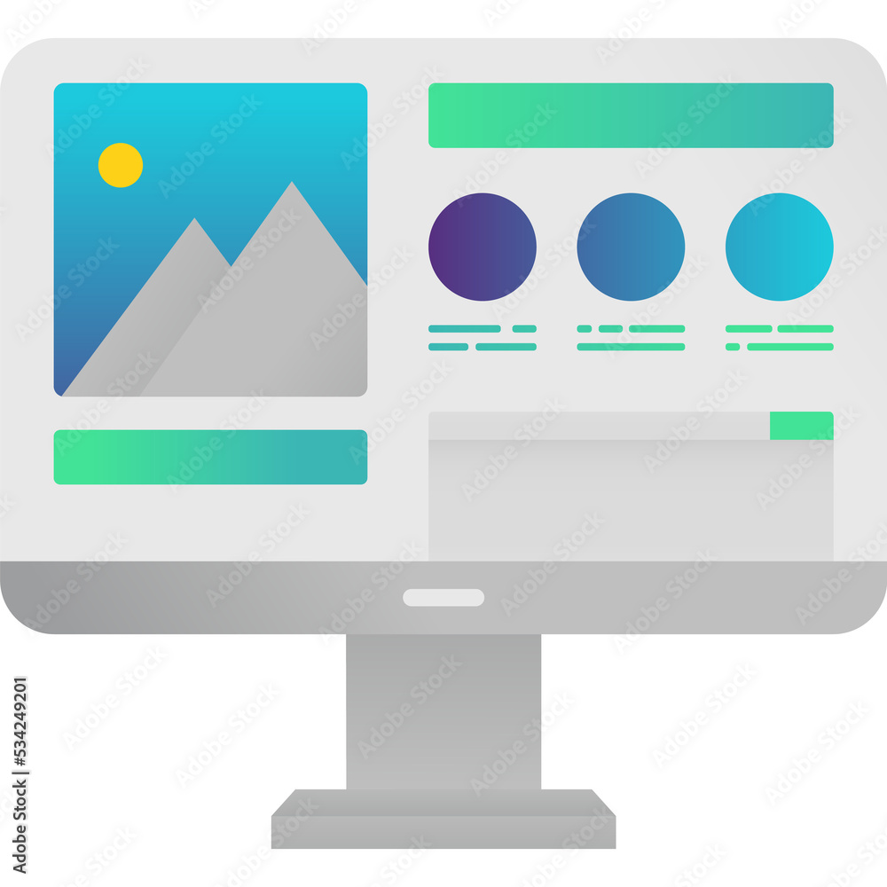 Aufkleber computer web design icon vector graphic content