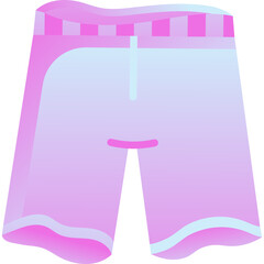 Football sport team shorts uniform vector icon