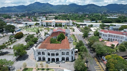 Ipoh, Malaysia - September 24, 2022: The Landmark Buildings and Tourist Attractions of Ipoh