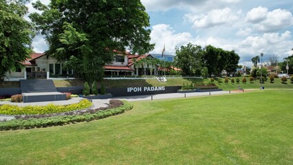Ipoh, Malaysia - September 24, 2022: The Landmark Buildings and Tourist Attractions of Ipoh