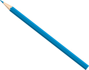 School stationery element colored pencil