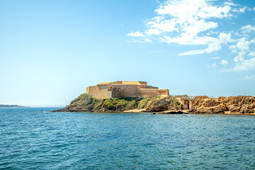 La Tour Fondue, Giens, Hyeres, Frankreich	