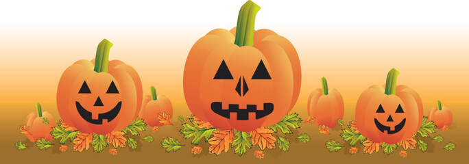 Halloween Jack o lantern Background