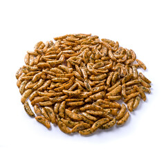 crackers for beer isolated on white background.