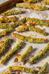 Homemade Baked Crispy Green Beans
