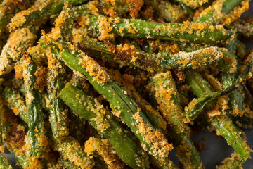 Homemade Baked Crispy Green Beans