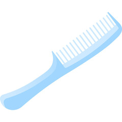 Hair comb vector flat vector brush isolated - obrazy, fototapety, plakaty