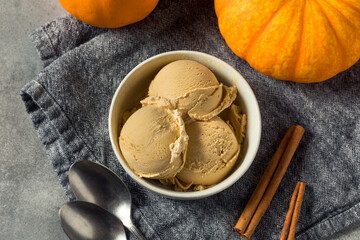 Homemade Pumpkin Spice Ice Cream