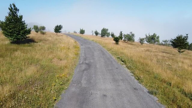 Pilgrims on bicycles doing the Camino de Santiago.