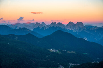 Dolomites Sunrise Panorama