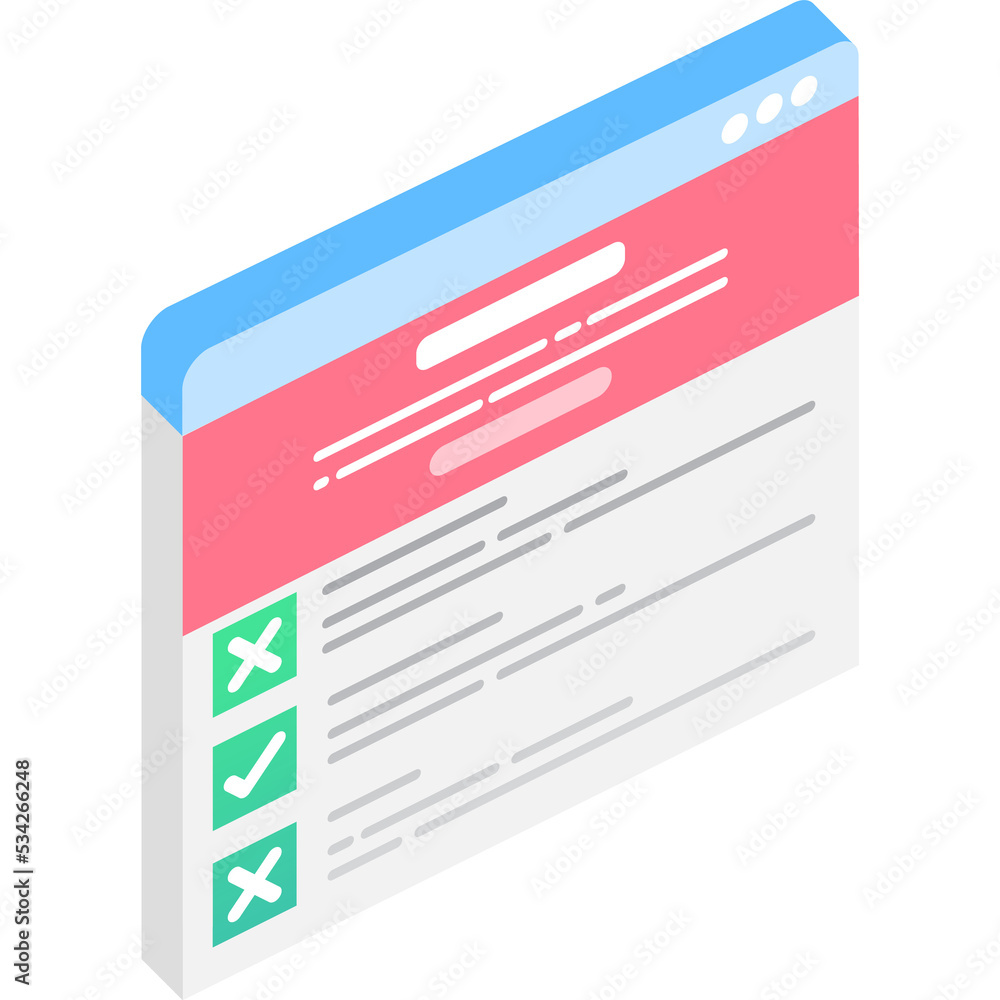 Aufkleber site statistics data web develop vector icon