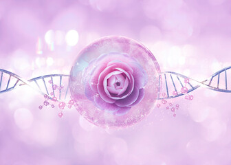 flower in the bubble, cosmetics product