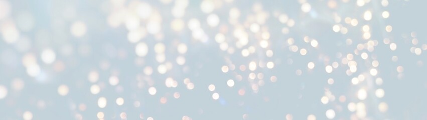 Christmas background banner with golden bokeh lights - festive gold brown xmas and new year banner,...