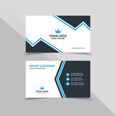 Creative shape Business Card Design Template