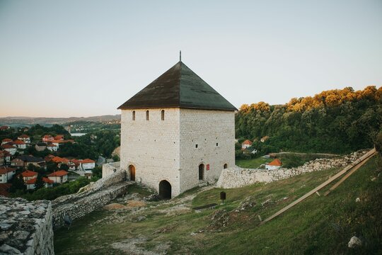 Castle of Tesanj in Bosnia and Herzegovina