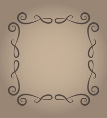 Hand drawn elements and monograms.