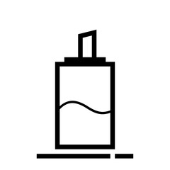 black and white icon from 12pcs coffee shop collection 6