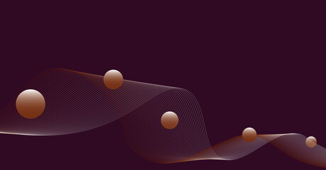 Line Wave Abstract Graphic Background