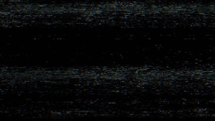 Glitch noise static television VFX. Visual video effects stripes background, CRT tv screen no signal glitch effect