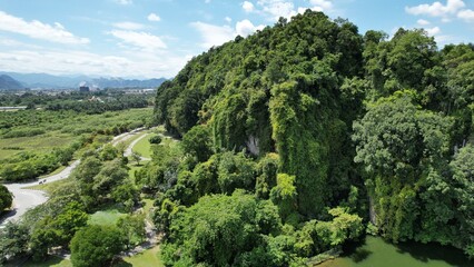 Ipoh, Malaysia - September 24, 2022: The Landmark Buildings and Tourist Attractions of Ipoh