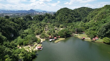 Ipoh, Malaysia - September 24, 2022: The Landmark Buildings and Tourist Attractions of Ipoh
