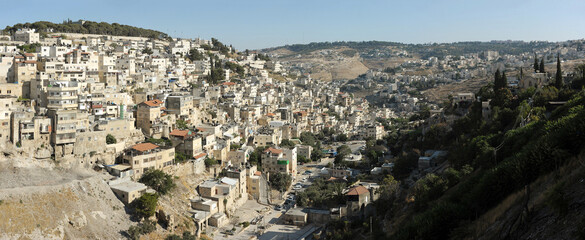 Naklejka premium Panorama of Jerusalem